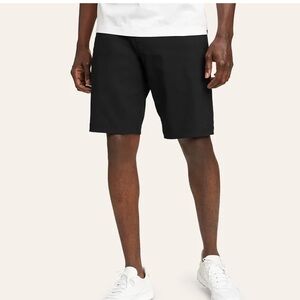 NWT Eddie Bauer Men's Mr Takeoff Black Chino Shorts